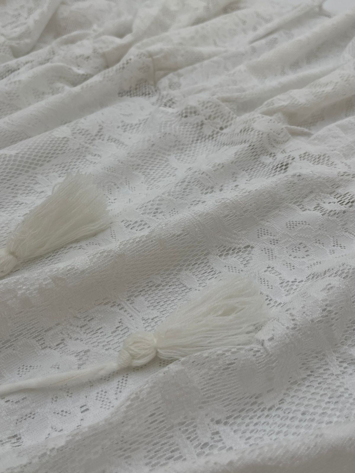 White Lace Halter Maxi Dress