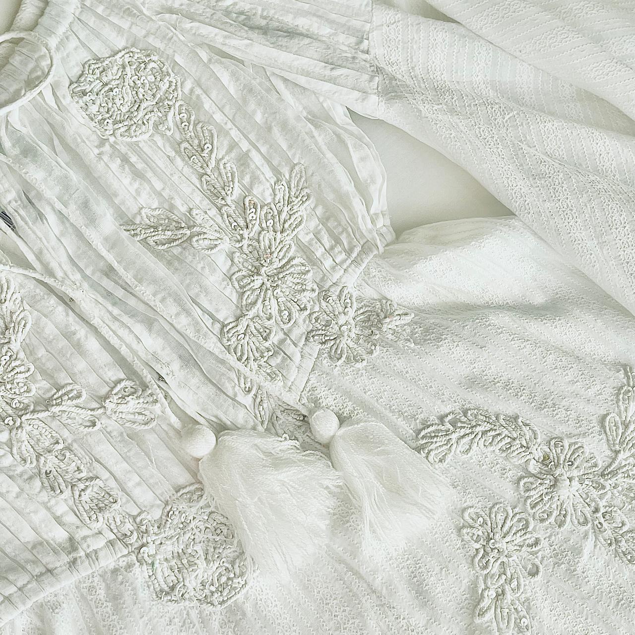 White Off-Shoulder Playsuit
