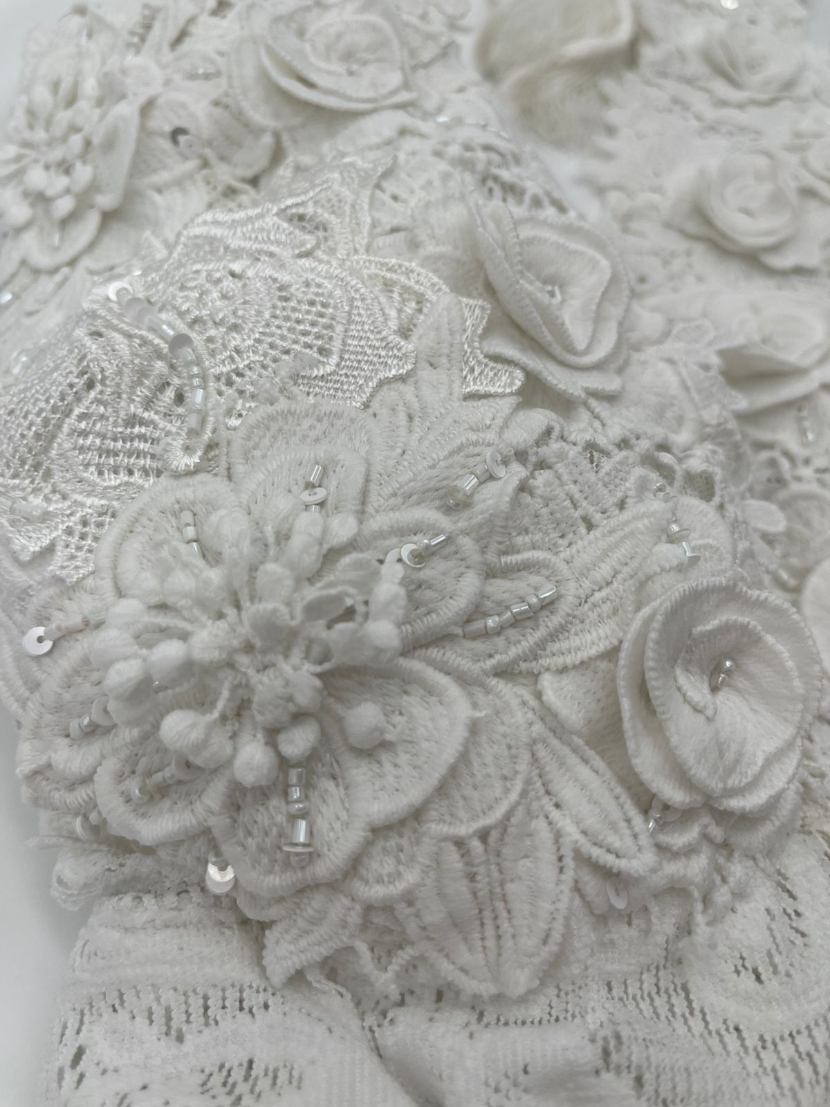 White Lace Halter Maxi Dress