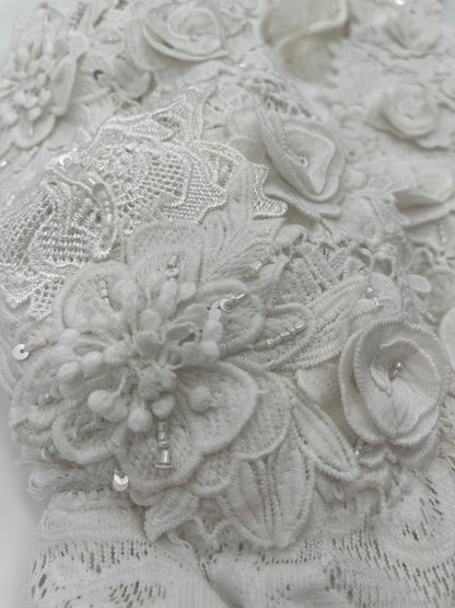 White Lace Halter Maxi Dress