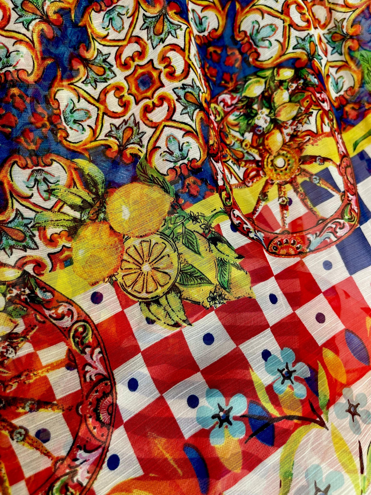 Mediterranean High Low Maxi Dress