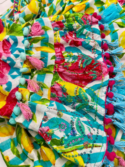 Floral Tiered Mini Dress