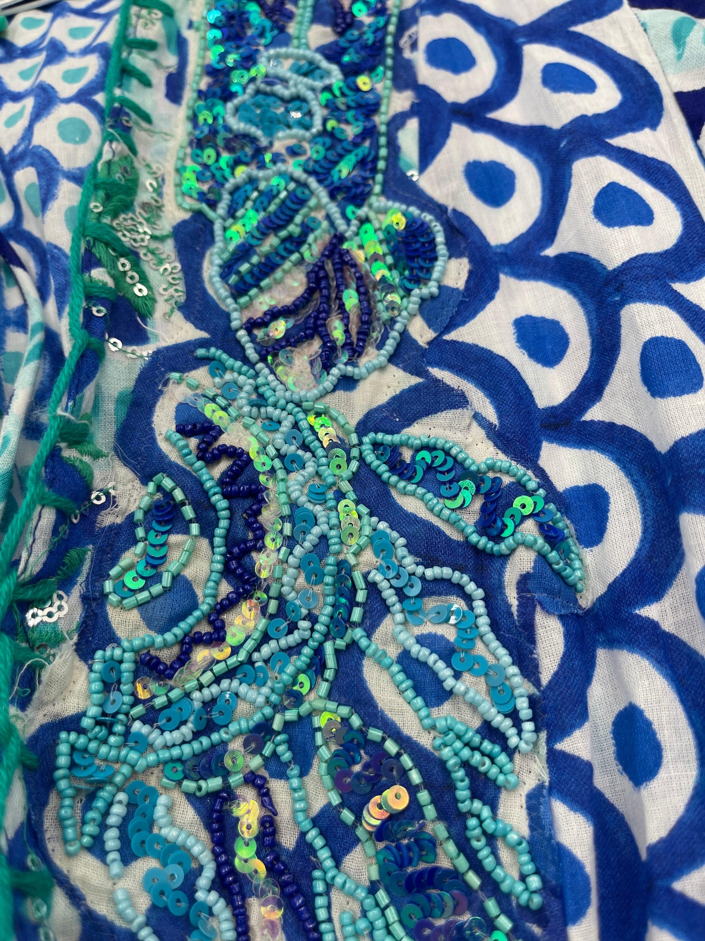 Mediterranean Boho Mini Dress