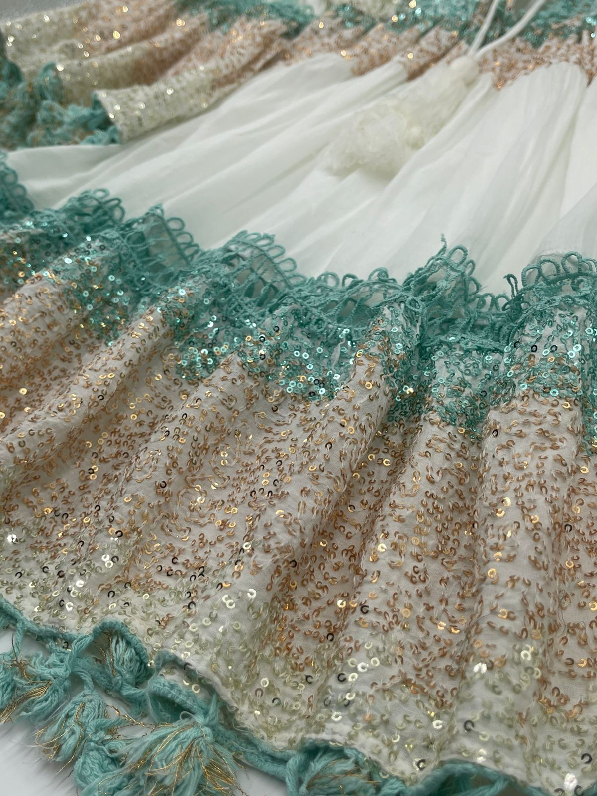 Boho Sequin Mini Dress